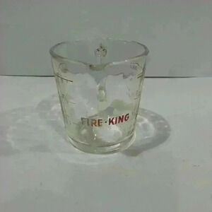 Vintage Fire King Glass Measuring Cup